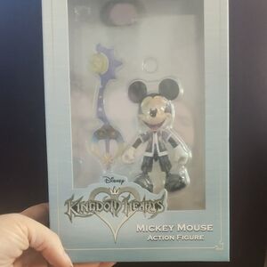 Disney Kingdom Hearts Mickey Mouse Figure - Black, White, Purple